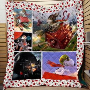 Snoopy Pilot Flying Ace The Peanuts Cartoon 1k91 Gift Lover Blanket