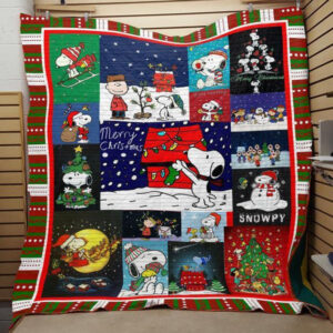 Snoopy Charlie Brown Christmas The Peanuts Cartoon 1k100 Gift Lover Blanket