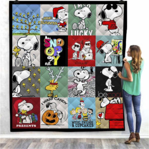 Merry Christmas Snoopy The Peanuts Cartoon 1k106 Gift Lover Blanket