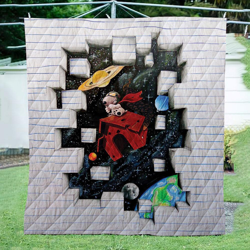 Snoopy Flying In Space The Peanuts Cartoon 1k109 Gift Lover Blanket Snoopy Flying In Space The Peanuts Cartoon 1k109 Gift Lover Blanket