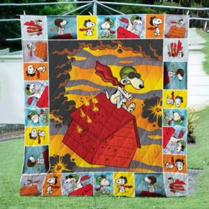 Snoopy Pilot The Peanuts Cartoon 1k111 Gift Lover Blanket