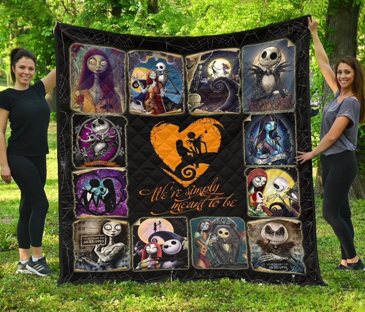The Nightmare Before Christmas Jack Skellington and Sally Love We’re Simply Meant To Be Blanket The Nightmare Before Christmas Jack Skellington and Sally Love We’re Simply Meant To Be Blanket