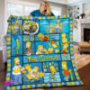 The Simpson Funny TV Show Blanket