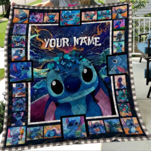 Customized Lilo And Stitch Disney Blanket