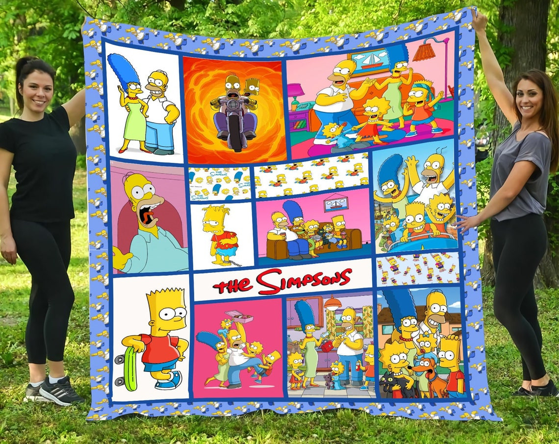 The Simpson Funny TV Show Blanket The Simpson Funny TV Show Blanket