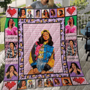 Cardi B Rapper 2 Blanket