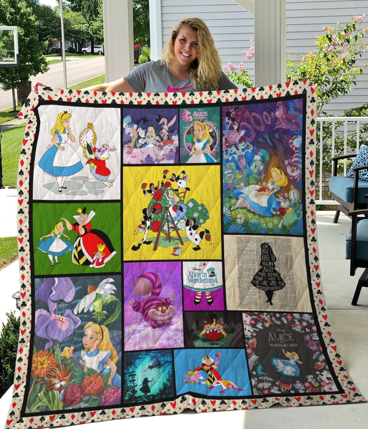 Alice In Wonderland Disney Blanket Alice In Wonderland Disney Blanket