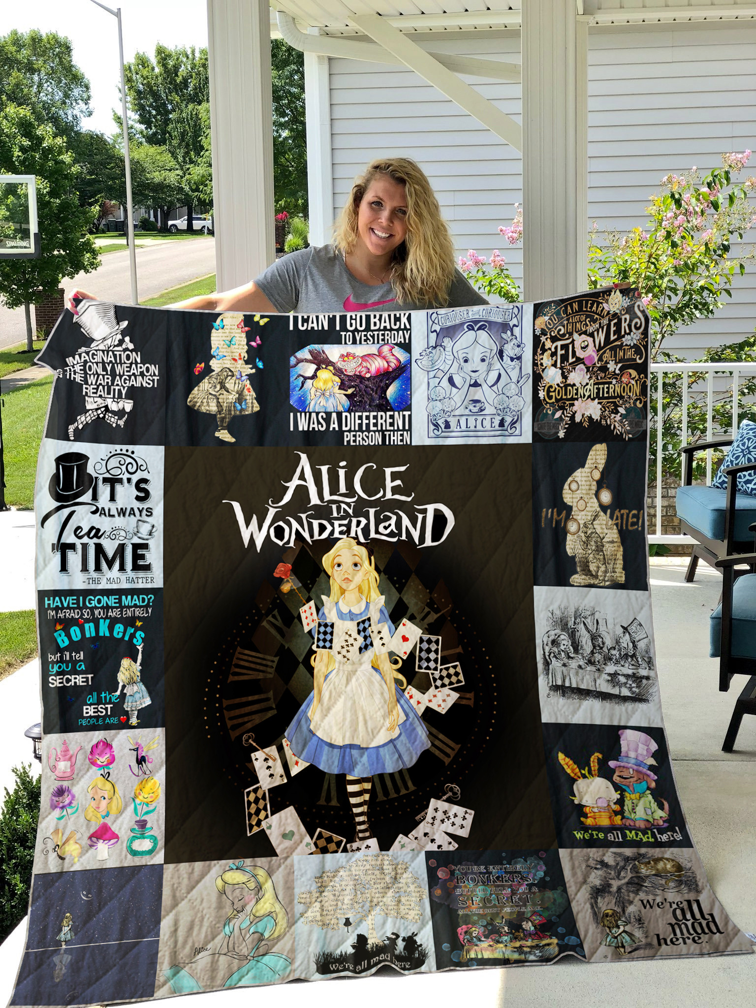 Alice In Wonderland Disney Blanket Alice In Wonderland Disney Blanket