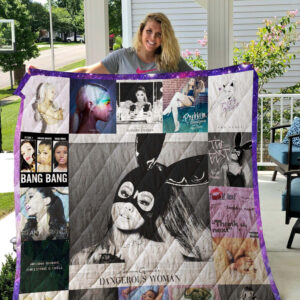 Ariana Grande Famous Single Album Hits Blanket