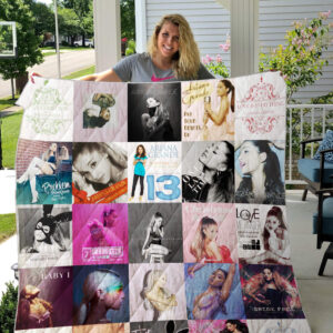 Ariana Grande Famous Single Album Hits Blanket