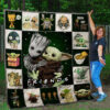 Baby Yoda And Baby Groot Blanket