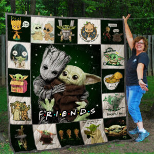 Baby Yoda And Baby Groot Blanket