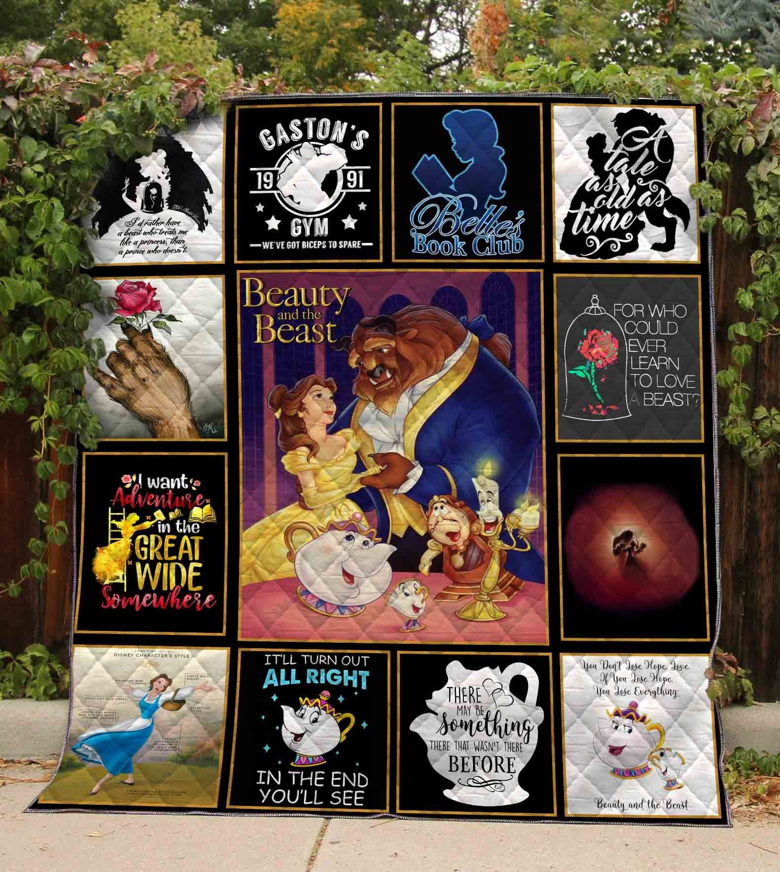 Beauty And The Beast Disney Blanket Beauty And The Beast Disney Blanket