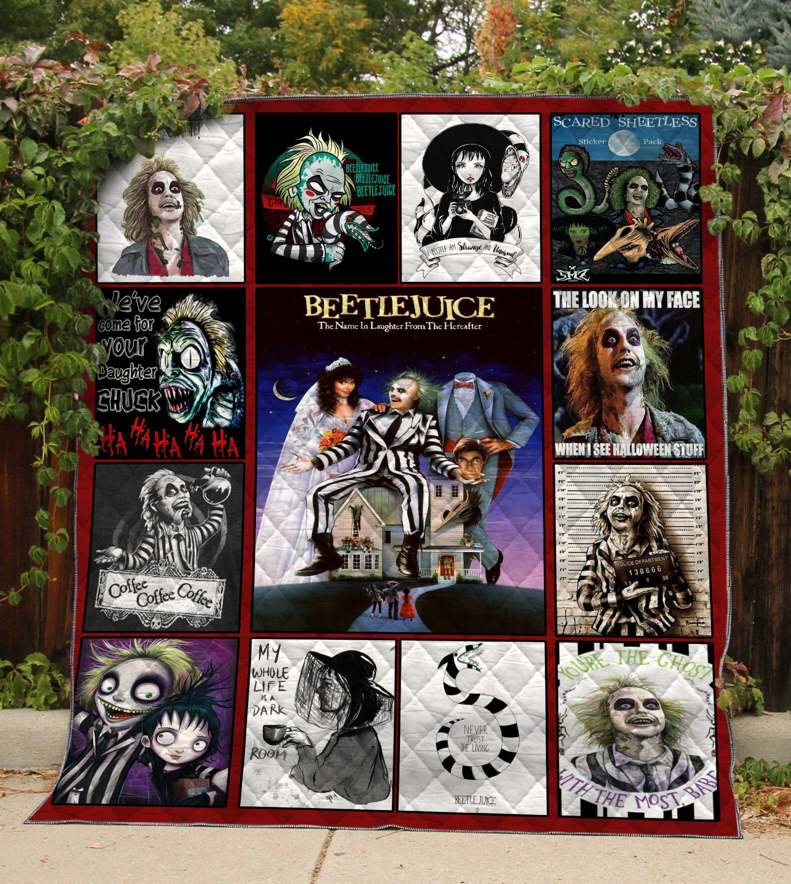 Beetlejuice Fantasy Comedy Film Blanket Beetlejuice Fantasy Comedy Film Blanket
