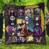 Nightmare Before Christmas Blanket Custom Jack And Sally Couple Anniversary Gifts
