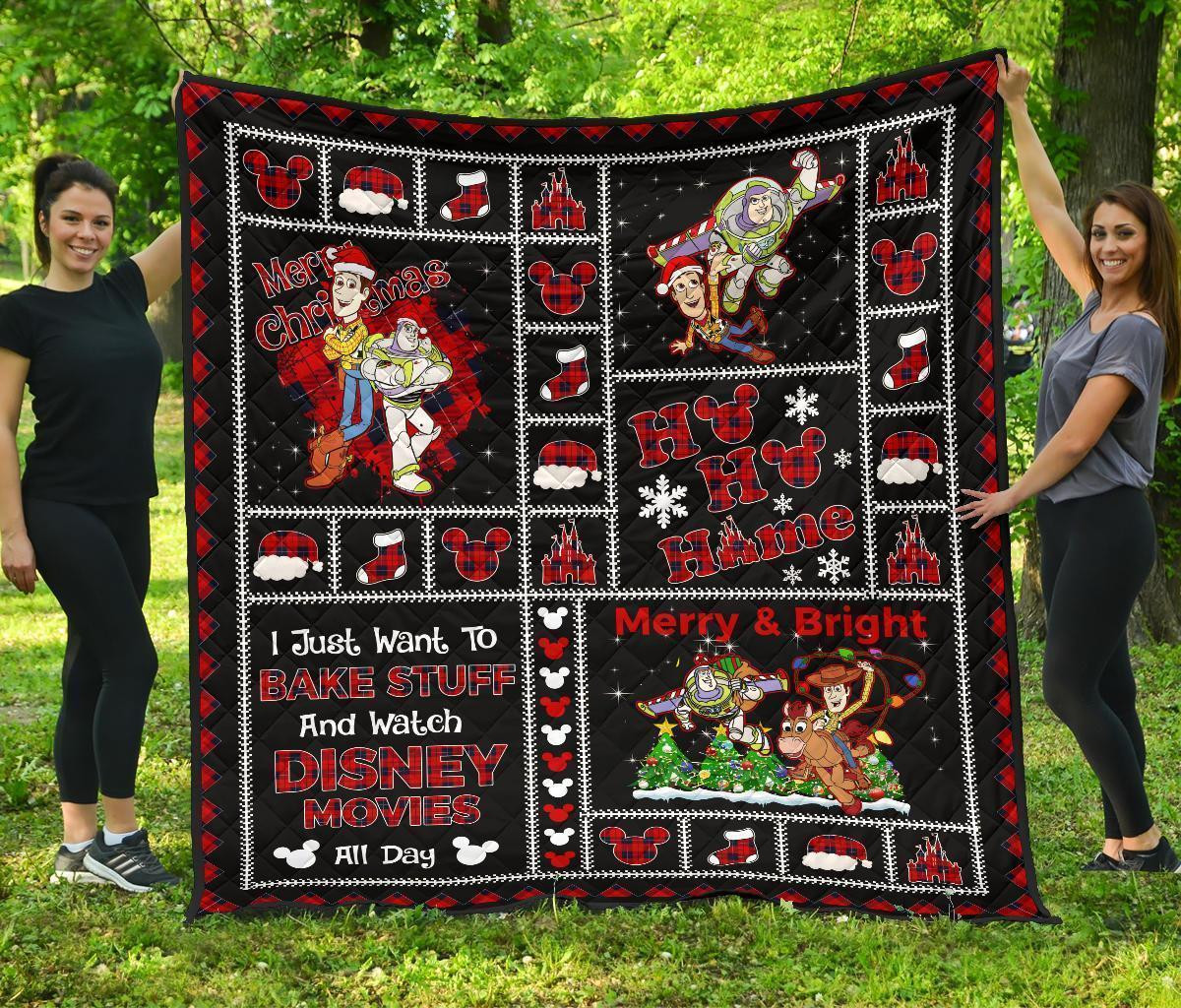 Toy Story Blanket Woody And Buzz Lightyear Christmas Theme Toy Story Blanket Woody And Buzz Lightyear Christmas Theme
