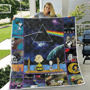 Snoopy Gifts Snoopy Lover Snoopy Andarlie Brown Galaxy Sherpa Blanket