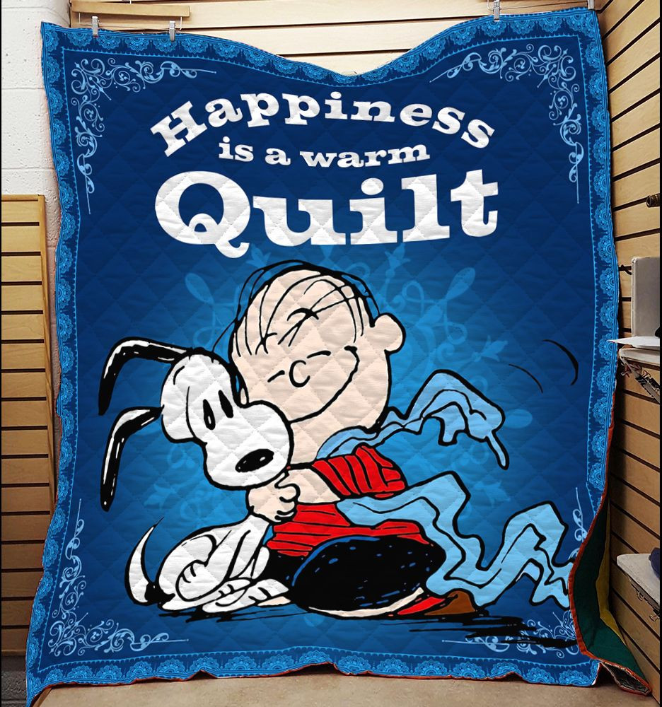 Cartoon Character Snoopy Happiness Is A Warm Blanket Quilt Fan Made All Season 3D Blanket Cartoon Character Snoopy Happiness Is A Warm Blanket Quilt Fan Made All Season 3D Blanket