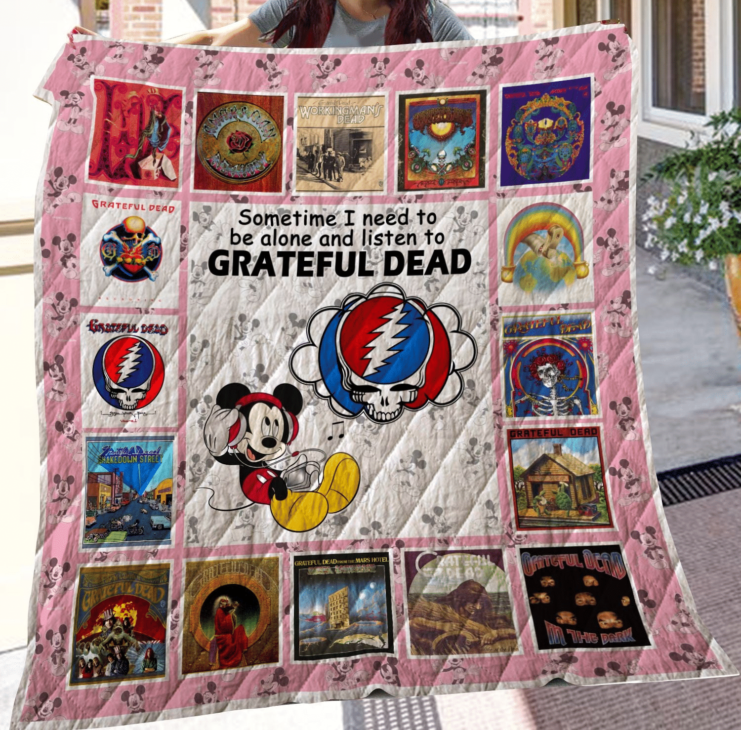 Grateful Dead Rock Band 7 Blanket Grateful Dead Rock Band 7 Blanket