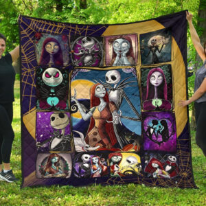 Jack & Sally Blanket The Nightmare Before Christmas Blanket 3D Blanket 3