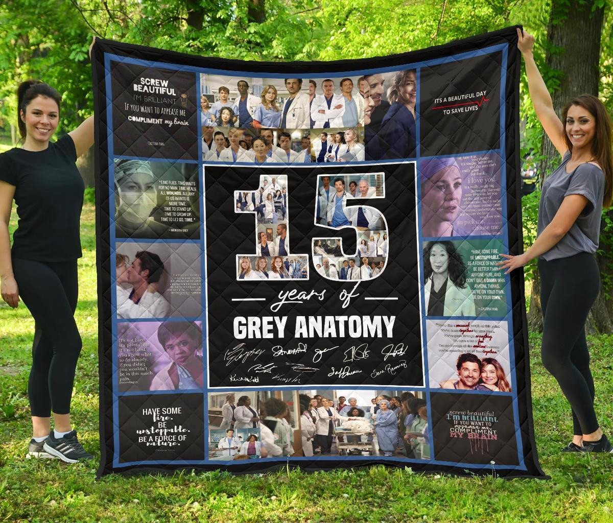 Grey’S Anatomy 15 Years Anniversary Blanket Gift Idea 3D Blanket 19 Grey’S Anatomy 15 Years Anniversary Blanket Gift Idea 3D Blanket 19