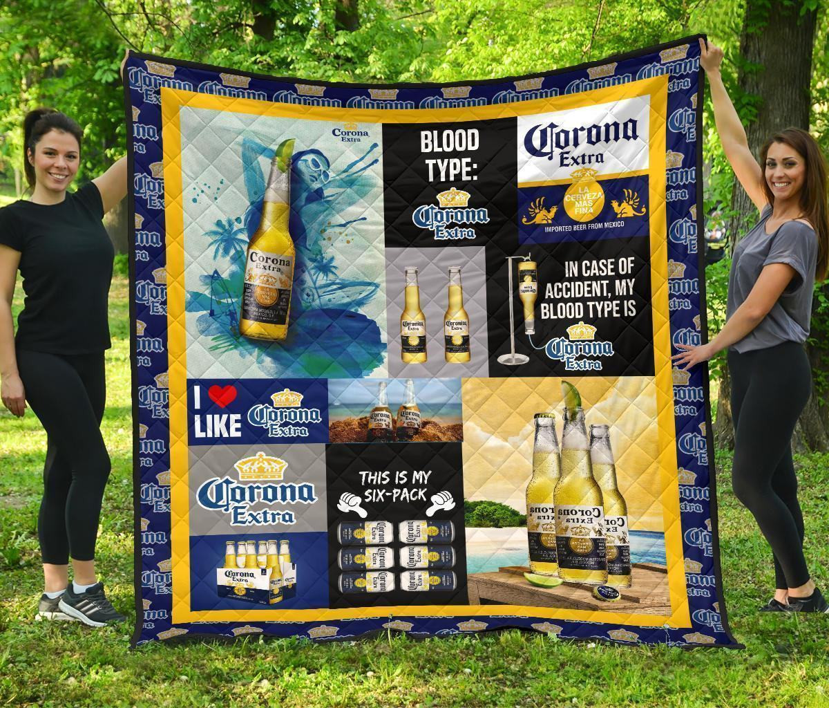 Corona Extra Blanket Funny Gift For Beer Lover 3D Blanket 33 Corona Extra Blanket Funny Gift For Beer Lover 3D Blanket 33