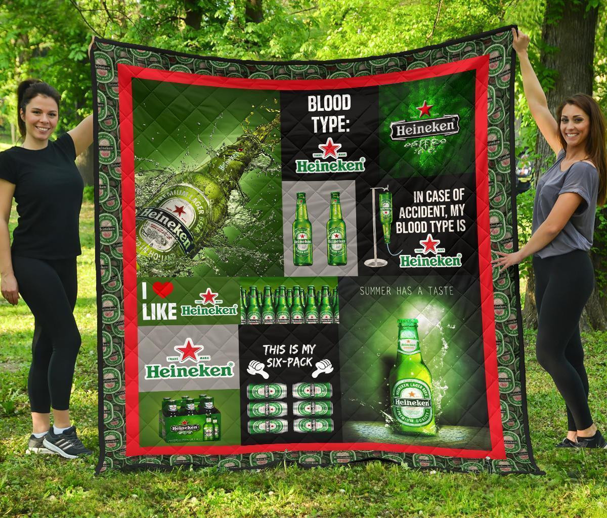 Heineken Blanket Funny Gift For Beer Lover 3D Blanket 38 Heineken Blanket Funny Gift For Beer Lover 3D Blanket 38