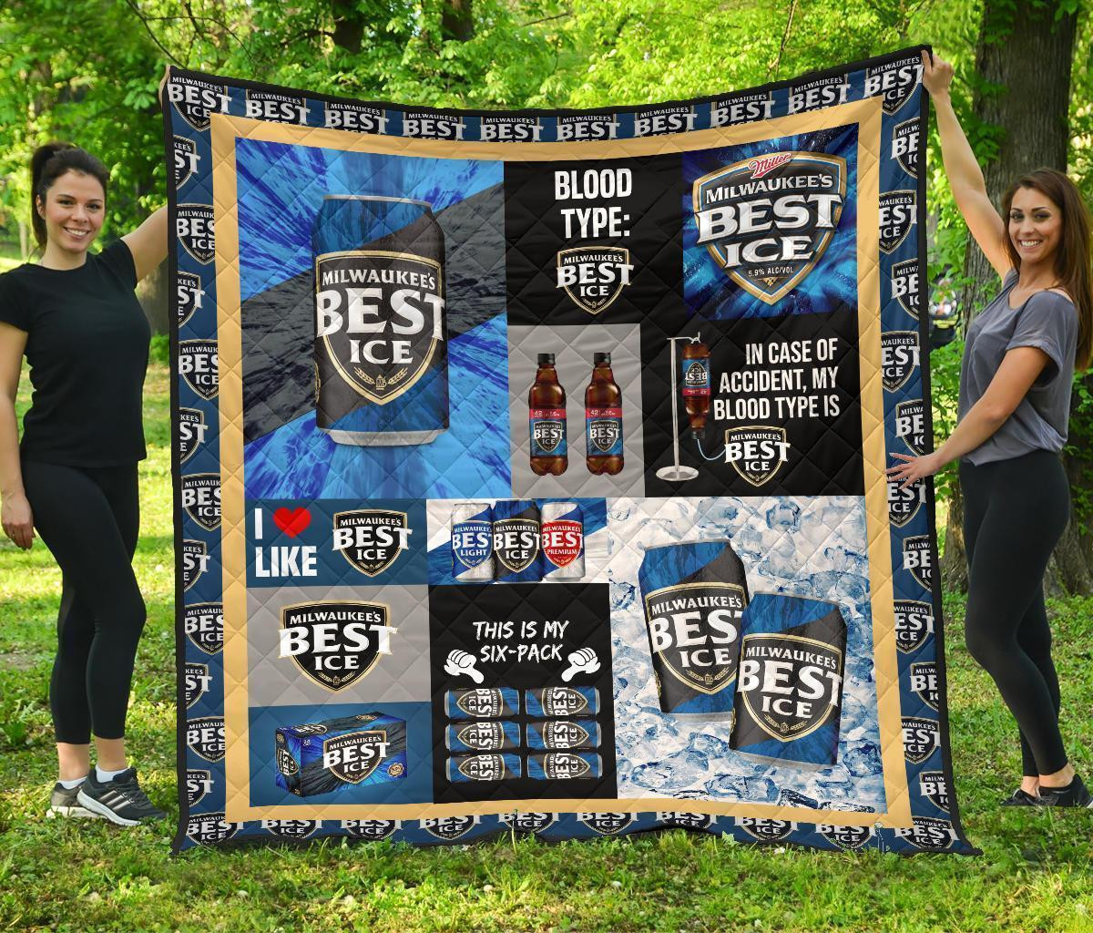 Milwaukee’S Best Ice Blanket Funny Gift For Beer Lover 3D Blanket 41 Milwaukee’S Best Ice Blanket Funny Gift For Beer Lover 3D Blanket 41