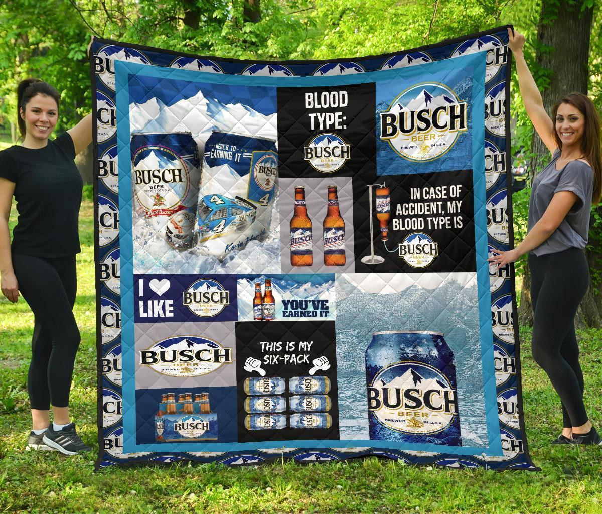 Busch Blanket Funny Gift Idea For Beer Lover 3D Blanket 42 Busch Blanket Funny Gift Idea For Beer Lover 3D Blanket 42