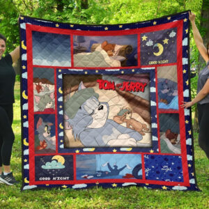 Tom And Jerry Blanket Funny Cartoon Fan Gift 3D Blanket 47
