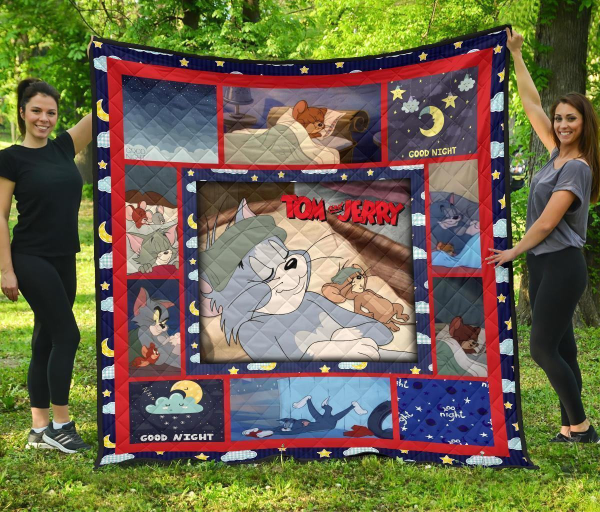 Tom And Jerry Blanket Funny Cartoon Fan Gift 3D Blanket 47 Tom And Jerry Blanket Funny Cartoon Fan Gift 3D Blanket 47