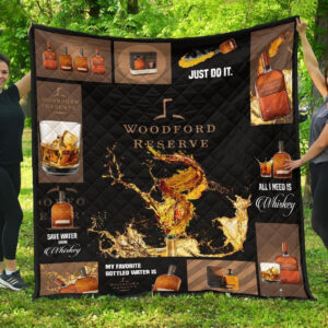 Woodford Reserve Blanket All I Need Is Whisky Gift Idea 3D Blanket 59