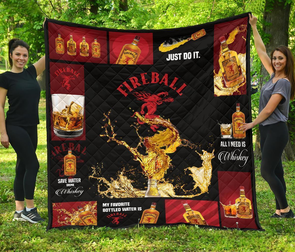 Fireball Cinnamon Blanket All I Need Is Whisky Gift Idea 3D Blanket 72 Fireball Cinnamon Blanket All I Need Is Whisky Gift Idea 3D Blanket 72