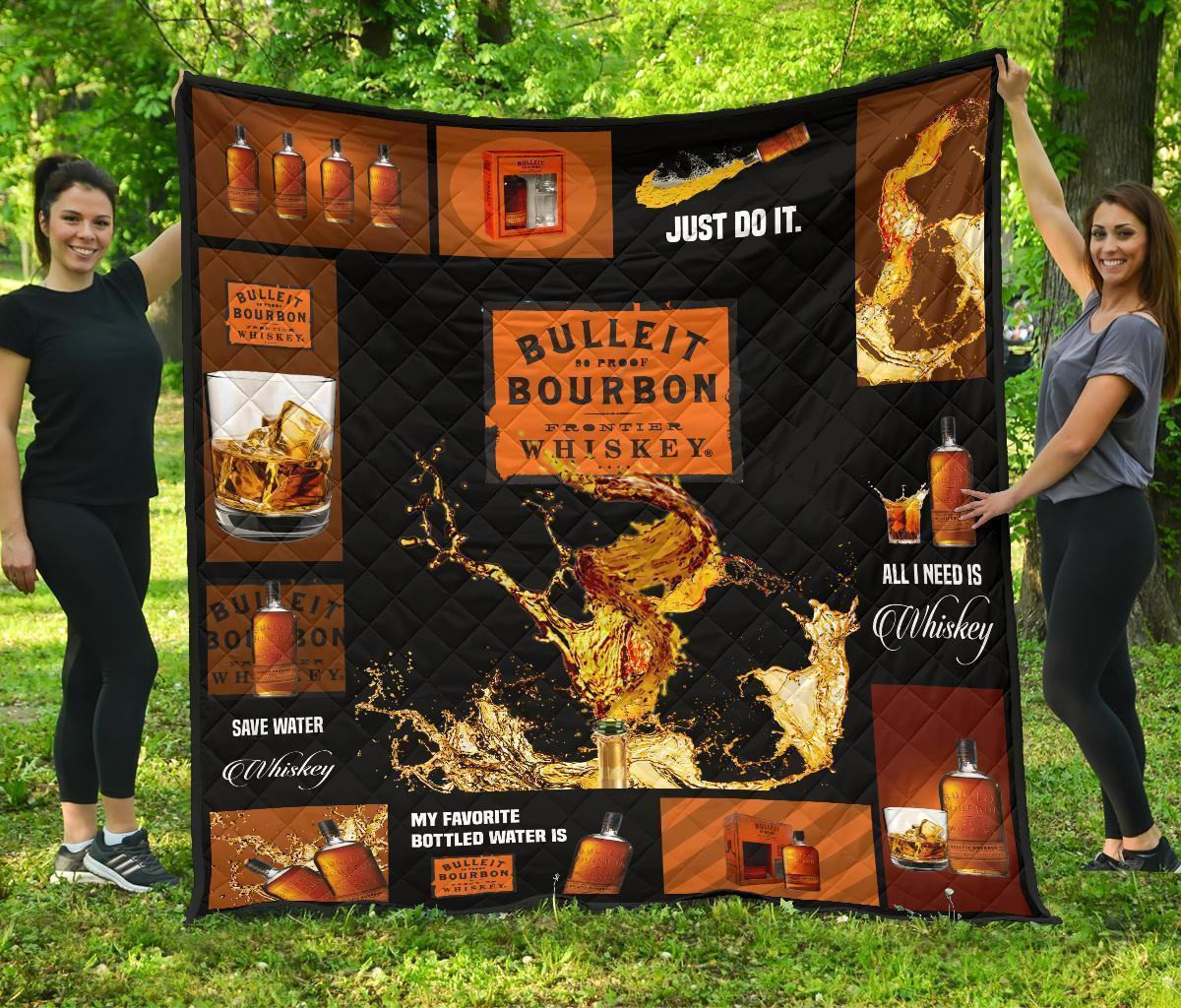 Bulleit Bourbon Blanket All I Need Is Whisky Gift Idea 3D Blanket 82 Bulleit Bourbon Blanket All I Need Is Whisky Gift Idea 3D Blanket 82