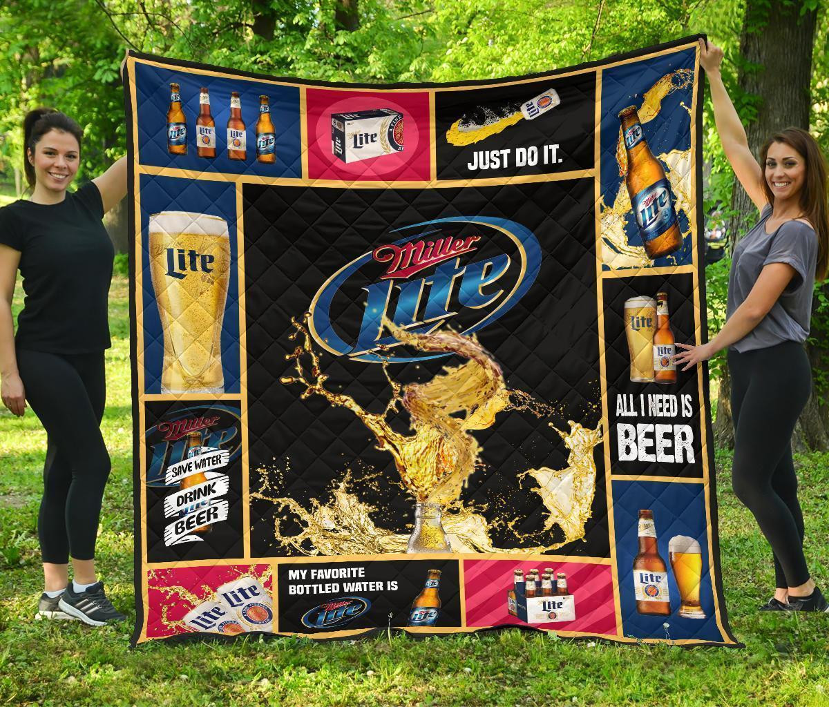 Miller Lite Blanket All I Need Is Beer Gift Idea 3D Blanket 86 Miller Lite Blanket All I Need Is Beer Gift Idea 3D Blanket 86