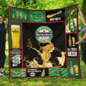 Heineken Blanket All I Need Is Beer Gift 3D Blanket 88