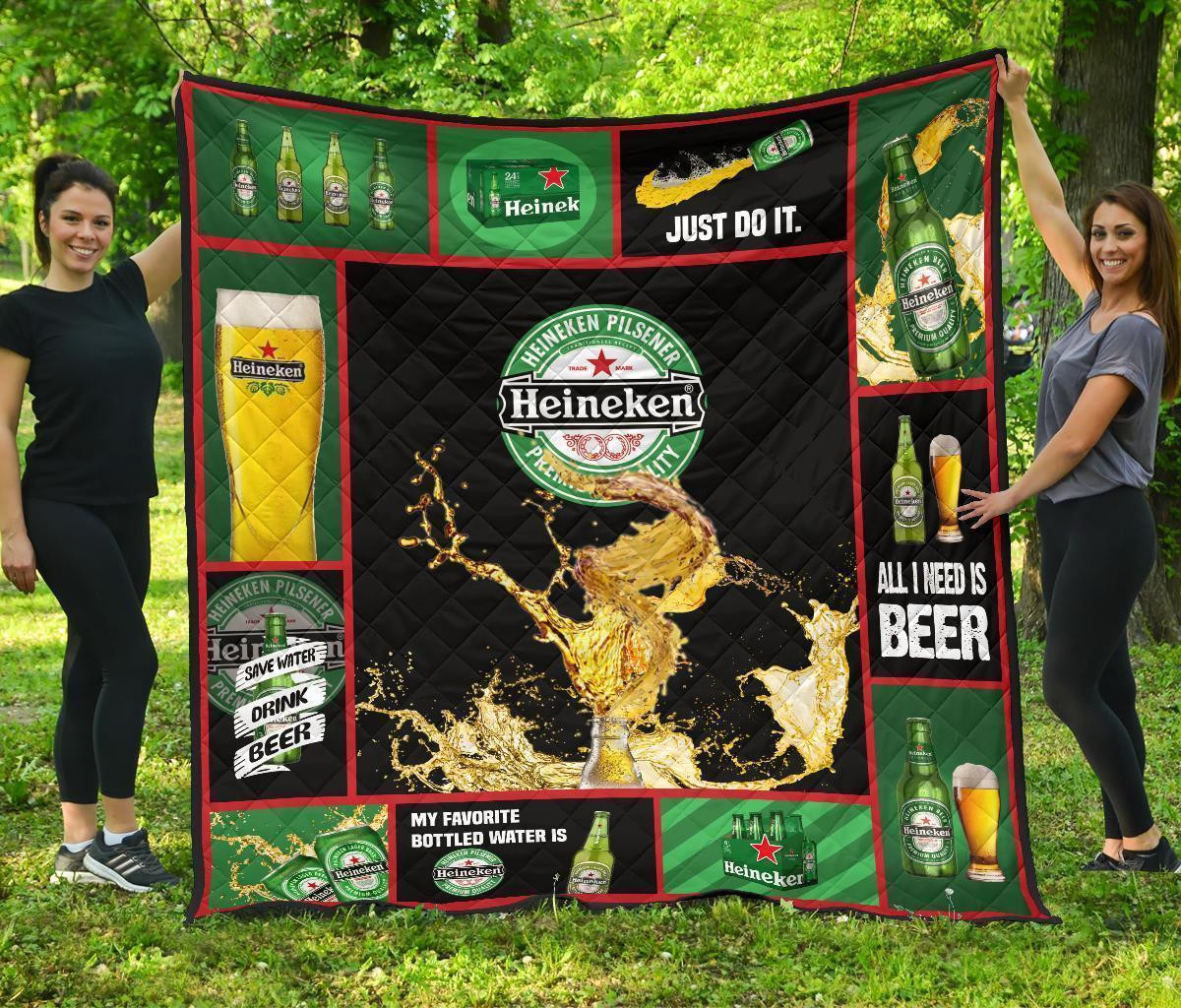 Heineken Blanket All I Need Is Beer Gift 3D Blanket 88 Heineken Blanket All I Need Is Beer Gift 3D Blanket 88