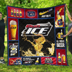 Bud Ice Blanket Beer Lover Funny Gift Idea 3D Blanket 97