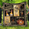 Wild Turkey Blanket Whiskey Inspired Me Funny Gift 3D Blanket 104