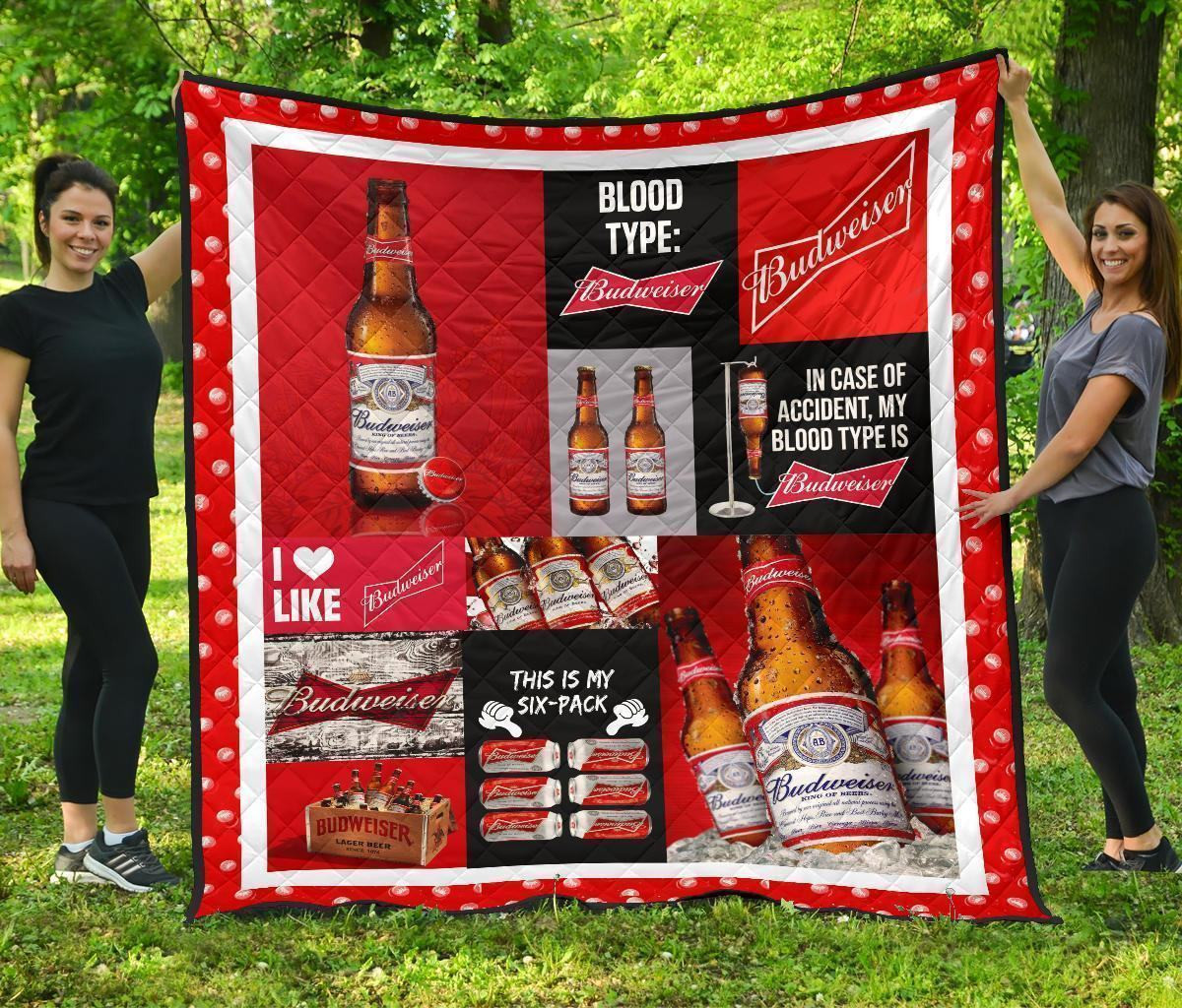 Budweiser Blanket Funny Gift Idea For Beer Lover 3D Blanket 105 Budweiser Blanket Funny Gift Idea For Beer Lover 3D Blanket 105