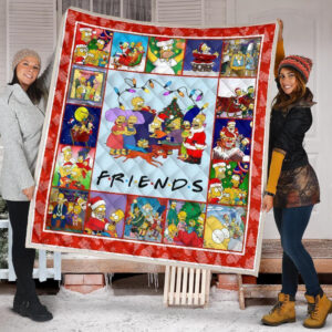 The Simpsons Christmas Blanket Xmas Gift Idea 3D Blanket 137