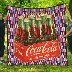 Coke Cola Retro Aesthetic Patterns Premium Blanket 3D Blanket 144