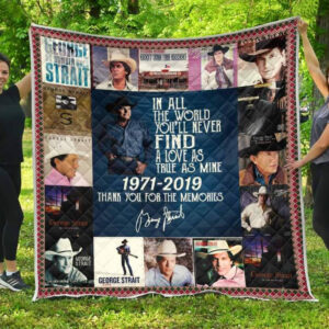 George Strait Music Thank You For The Memories 8K807 Gift Lover Blanket II0