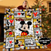 Personalized Mickey Disney To Laugh At Yourself Is To Love Yourself Blanket