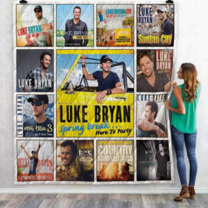Luke Bryan Album Music Thank You For The Memories 8K863 Gift Lover Blanket II0