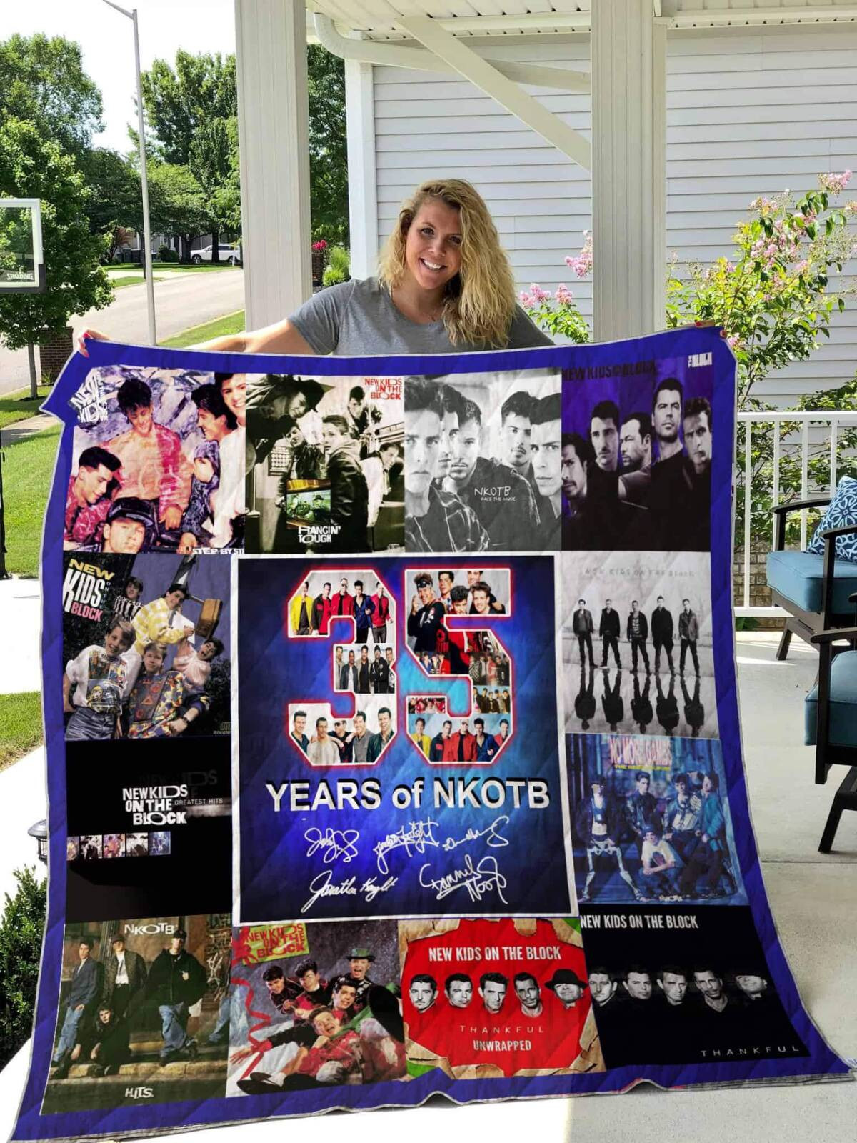 New Kids On The Block Album Music Band 35th Anniversary Thank You For The Memories 8K880 Gift Lover Blanket II0 New Kids On The Block Album Music Band 35th Anniversary Thank You For The Memories 8K880 Gift Lover Blanket II0