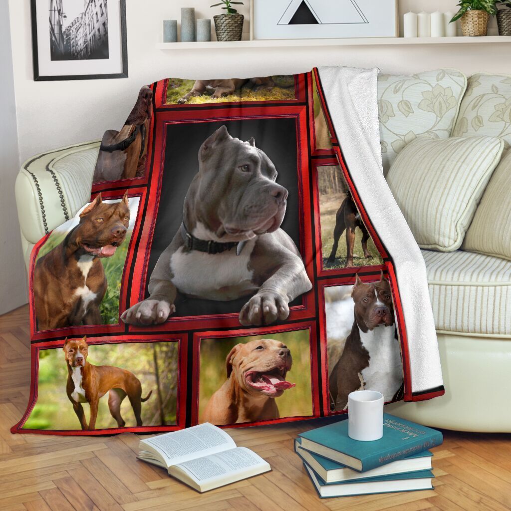 Pitbull Pitbulls Pit Bull Lover Gift Fleece Blanket Pitbull Pitbulls Pit Bull Lover Gift Fleece Blanket