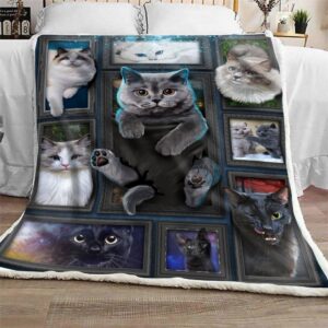 Ollie Black Cat Pocket Blanket