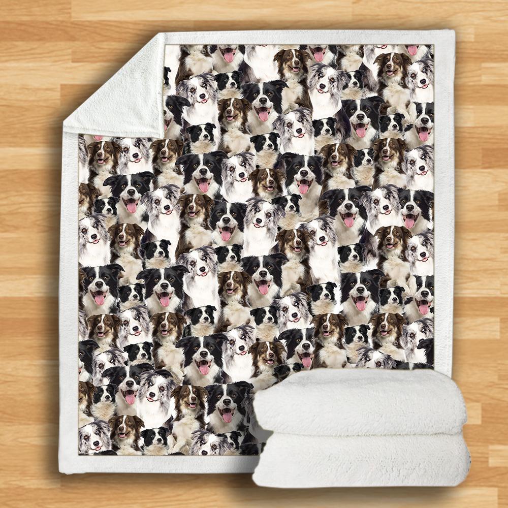 Border Collie Blanket Border Collie Blanket
