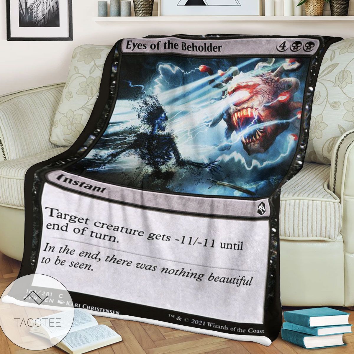 Afr 101 Eyes Of The Beholder Magic The Gathering Mtg Blanket Afr 101 Eyes Of The Beholder Magic The Gathering Mtg Blanket